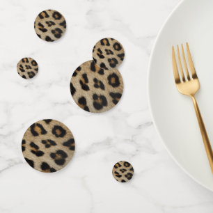 Stilvolle Leopardenzange Zähne für Pelztiere Konfetti