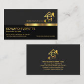 Stilvolle Letter E Electrician Service Visitenkarte (Vorne/Hinten)