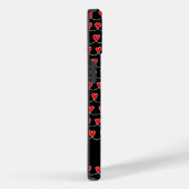 Stilvolle Lieben Red Hearts Muster Personalisiert Case-Mate iPhone Hülle (Rückseite / Rechts)