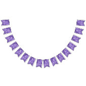 Stilvolle Lila Bläserei Wimpelkette (Alle)