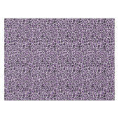 Stilvolle Lila Leopard Print Tischdecke (Vorderseite (Horizontal))
