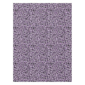 Stilvolle Lila Leopard Print Tischdecke (Vorderseite)