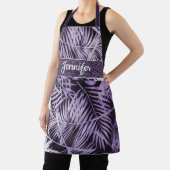 Stilvolle lila tropische Blätter mit Namen Schürze (InSitu)