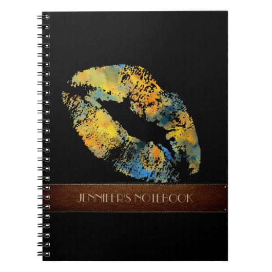 Stilvolle Lips #11 Notizblock (Vorderseite)