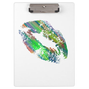 Stilvolle Lips #12 Klemmbrett