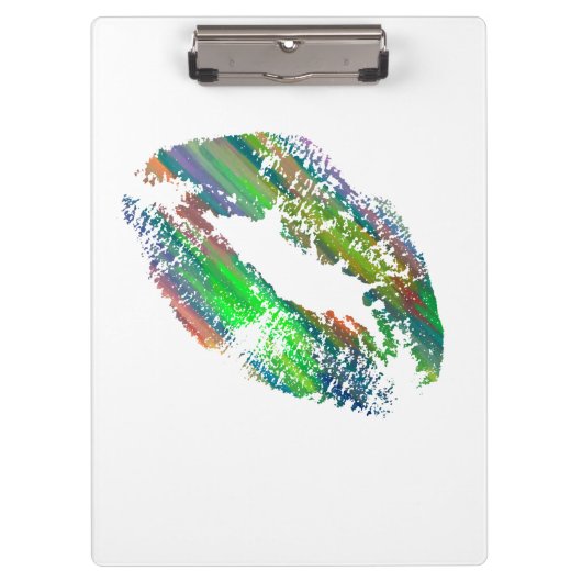 Stilvolle Lips #12 Klemmbrett (Vorderseite)