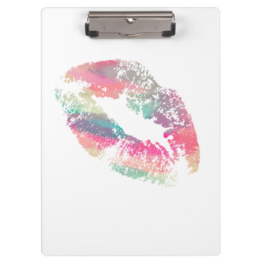 Stilvolle Lips #14 Klemmbrett (Vorderseite)