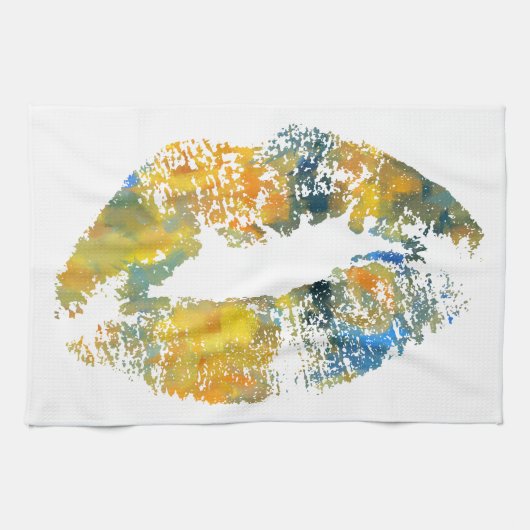 Stilvolle Lips #16 Handtuch (Horizontal)