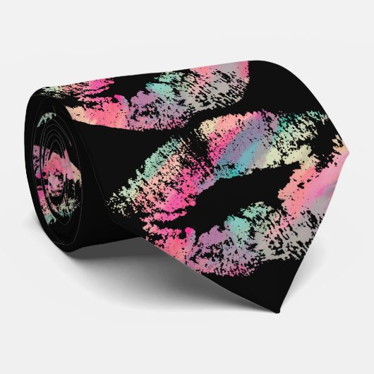 Stilvolle Lips #16 Krawatte (Gerollt)