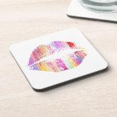 Stilvolle Lips #16 Untersetzer (Linke Seite)