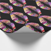 Stilvolle Lips #17 Geschenkpapier (Ecke)