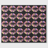 Stilvolle Lips #17 Geschenkpapier (Flach)