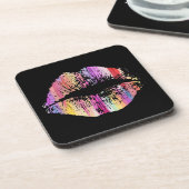 Stilvolle Lips #17 Untersetzer (Linke Seite)