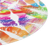 Stilvolle Lips #25 Schneidebrett (Ecke)