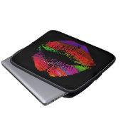 Stilvolle Lips #29 Laptopschutzhülle (Vorne Knopf)