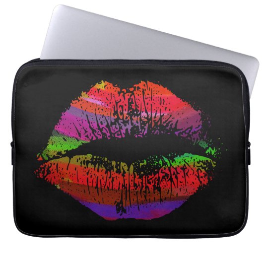 Stilvolle Lips #29 Laptopschutzhülle (Vorderseite)