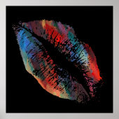 Stilvolle Lips #2 Poster (Vorne)