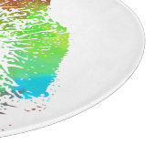 Stilvolle Lips #2 Schneidebrett (Ecke)