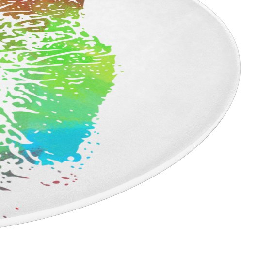 Stilvolle Lips #2 Schneidebrett (Ecke)