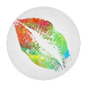 Stilvolle Lips #2 Schneidebrett (Vorderseite)