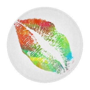 Stilvolle Lips #2 Schneidebrett