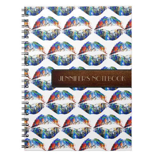 Stilvolle Lips #30 Notizblock (Vorderseite)