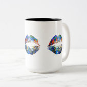 Stilvolle Lips #36 Zweifarbige Tasse (VorderseiteRechts)