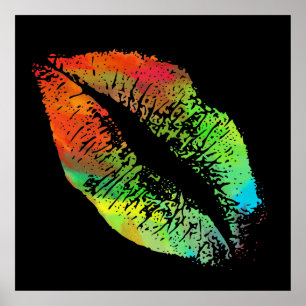 Stilvolle Lips #3 Poster