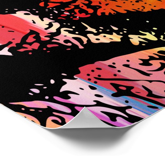 Stilvolle Lips #8 Poster (Ecke)