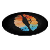 Stilvolle Lips #8 Schneidebrett (Ecke)