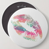 Stilvolle Lips #9 Button (Vorne & Hinten)