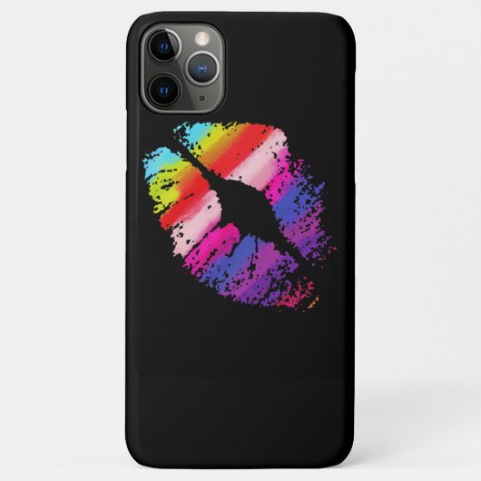 Stilvolle Lips Case-Mate iPhone Hülle (Rückseite)