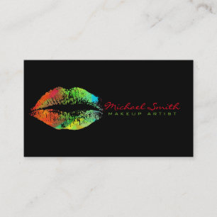 Stilvolle Lips Makeup Artist #22 Visitenkarte
