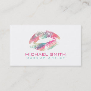 Stilvolle Lips Makeup Artist #30 Visitenkarte