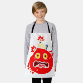 Stilvolle & lustige Schürze mit Emoji Designs (Getragen)