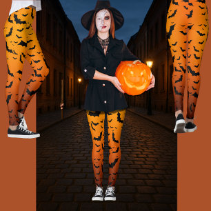 Stilvolle, lustige und versatile Spooky Bats Hallo Leggings
