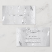 Stilvolle Luxus-Imitate Silver Foil Business Cards Visitenkarte (Vorne/Hinten)