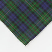 Stilvolle MacEwen karierte Fleece-Decke Fleecedecke (Ecke)