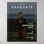Stilvolle Magazine Cover Foto Graduate Poster (Vorne)