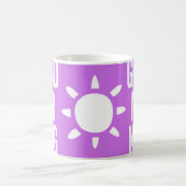 Stilvolle Magenta Good Morning Sun Tee Tasse (Mittel)