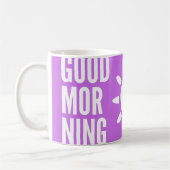 Stilvolle Magenta Good Morning Sun Tee Tasse (Links)