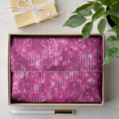 Stilvolle Magenta Pink Shimmer Glitzer Seidenpapier (Geschenk)