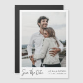 Stilvolle Magnetic Save the Data mit modernem Skri Magneteinladung (Vorne/Hinten)