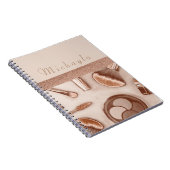 Stilvolle Make-Up-Kollektion im Bronze-Glitzer Notizblock (Rechte Seite)