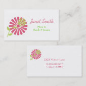 Stilvolle Mama-Karte Telefonnummerkarte (Vorne/Hinten)