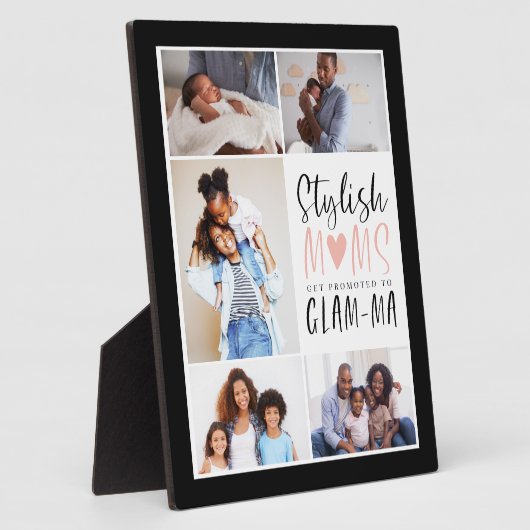 Stilvolle Mamas werden für die FotoCollage von Gla Fotoplatte (Seite)