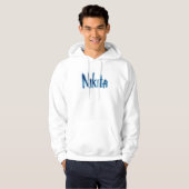 Stilvolle Männerschweden mit der Aufschrift "Nikit Hoodie (Vorne ganz)