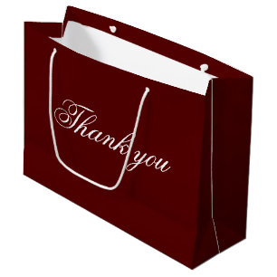 Stilvolle marine Dankeschön-Geschenktasche in groß Große Geschenktüte