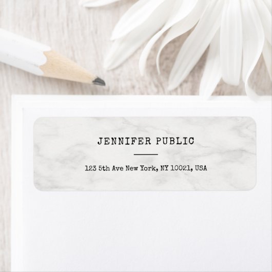 Stilvolle Marmor Moderne einfache Personalisierte  (Insitu)