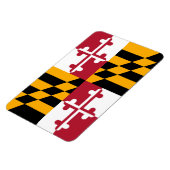 Stilvolle Maryland State Flag Dekoration Magnet (Linke Seite)